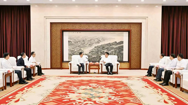 王剑锋会见广西柳工机械股份有限公司总裁罗国兵
